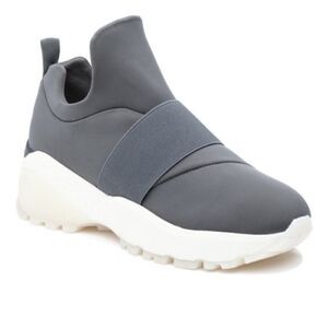 J Slides Grey Manic Slip On Sneakers